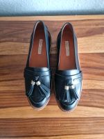 Buffalo Loafer Gr. 37,5 schwarz Quasten Leder Slipper Neu Nordrhein-Westfalen - Neuss Vorschau