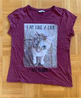 Clockhouse Damen T-Shirt Gr. L Katze weinrot Bayern - Altdorf Vorschau