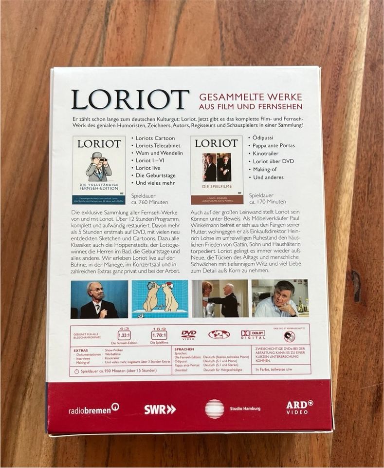 Loriot Gesammelte Werke aus Film und Fernsehen 8 DVD Box Set in Frankfurt am Main