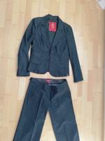 EDC Esprit Hose Anzug Blazer L dunkelblau Nadelstreifen 38 Kostüm Hessen - Ranstadt Vorschau