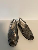 Gabor Damen Sandalen - Größe 5 (ca. 39) - Grau Metallic Hessen - Marburg Vorschau