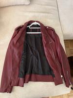 Kunstlederjacke von Zara in Burgunder Rot Frankfurt am Main - Ginnheim Vorschau