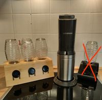 SodaStream Crystal Sprudler Flaschen Halterung Hessen - Linden Vorschau