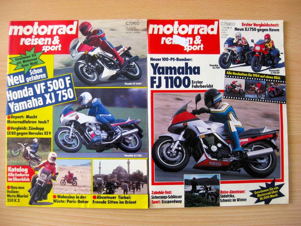 Motorrad Zeitschriften 80/90er Oldtimer Easy Rider Mo Revue in Markt Schwaben