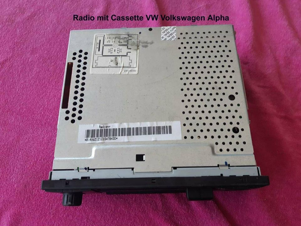 Radio mit Cassette VW Volkswagen Alpha ( Blaupunkt ) in Köln