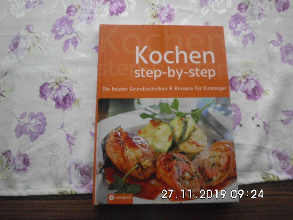 Buch " Kochen step by step", Kochen, Kochbuch, Rezepte in Altenholz