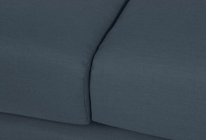 Sofa 3-Sitzer Anthrazit Strukturstoff Couch Wellenunterfederung in Bielefeld
