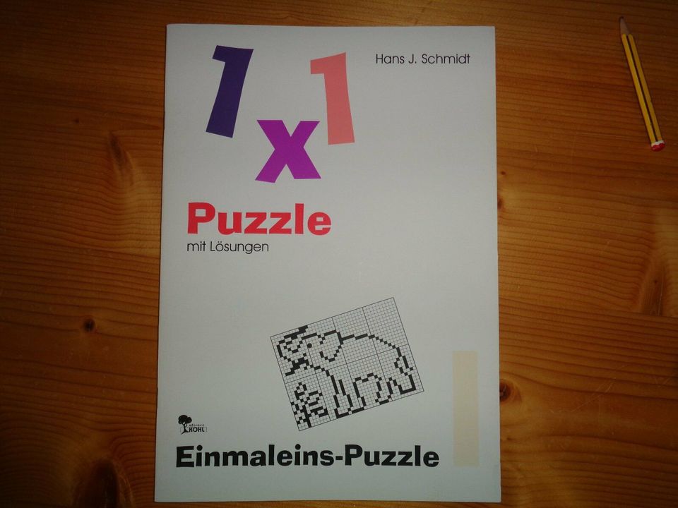 Einmaleins-Puzzle mit Lösungen, Kohl Verlag 1995 in Bad Wörishofen