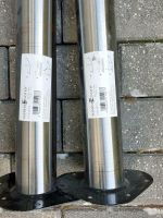 2 METALL TISCHBEINE 800 MM 80 cm EDELSTAHL VERCHROMT ELEMENT Nordrhein-Westfalen - Iserlohn Vorschau