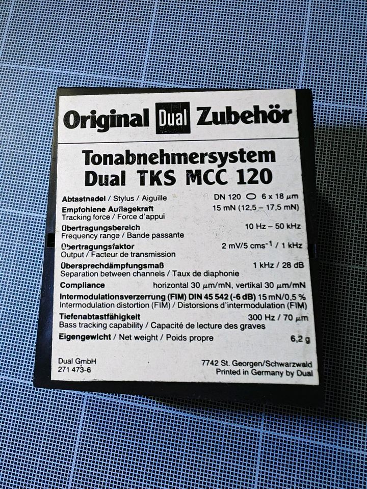 DUAL MCC 120 für DUAL 741, 728 u.a. MIT TKS in Zweibrücken