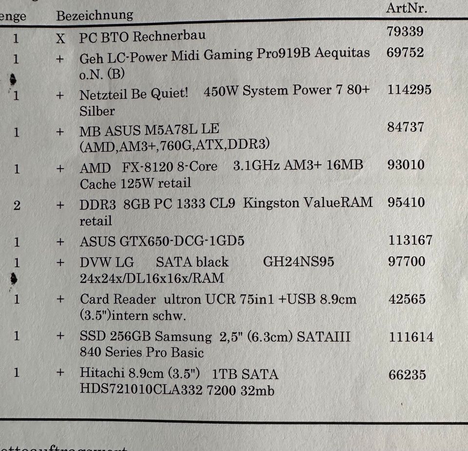 Tower PC AMD Prozessor 16GB RAM, SSD Festplatte in Aachen