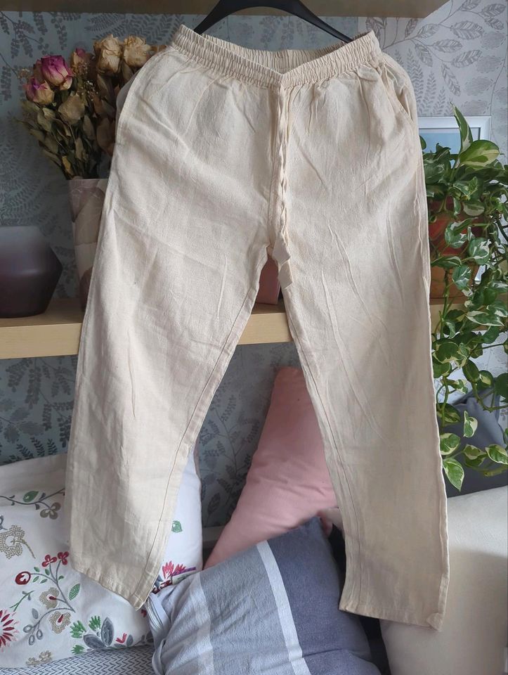 Damen Hose für Sommer Gr S 100%cotton Made in Nepal in Duisburg