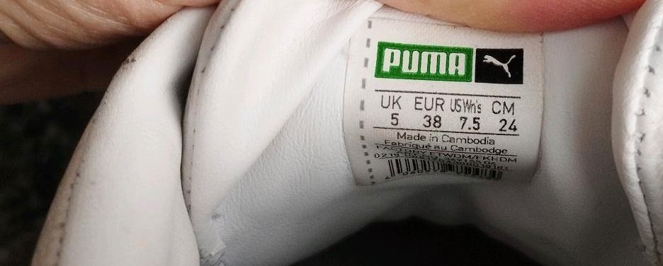 PUMA Leder Sneaker Schuhe Gr. 38 in Hamm