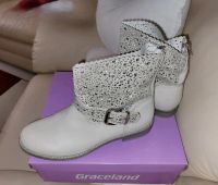 NEU beige Stiefel Schuhe Glitzer Nieten Gr.40 Schleswig-Holstein - Neumünster Vorschau