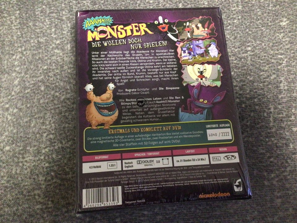 Aaahh !!! Monster —Die komplette Serie [8 DVDs] Neu in Berlin