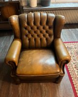 2 Chesterfield Sessel Leder Niedersachsen - Friedeburg Vorschau