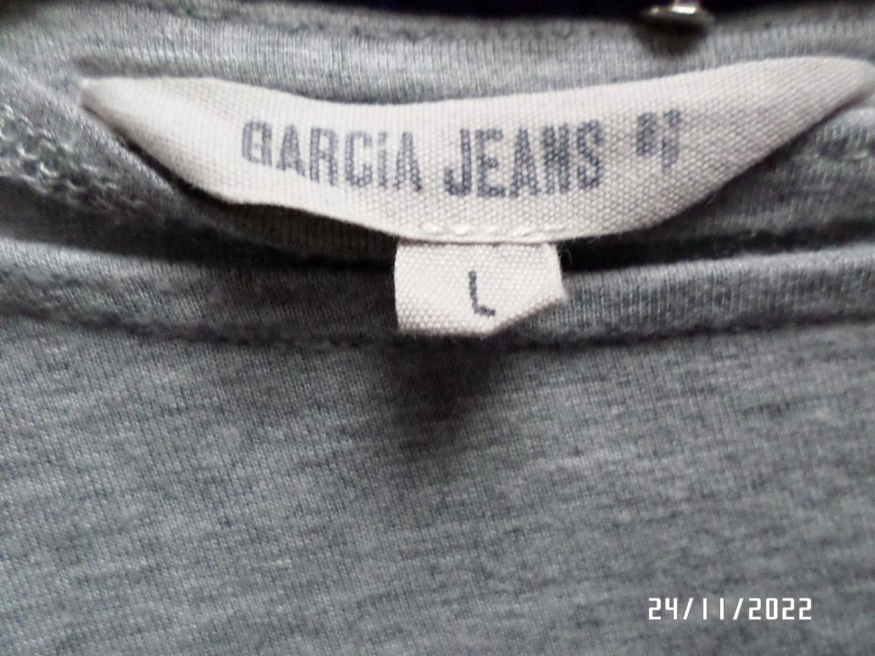 graues Langarmshirt Pullover GARCIA JEANS Gr. L in Rechenberg-Bienenmühle