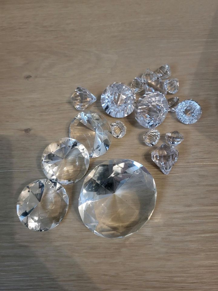 Diamanten Deko Glas Kunststoff in Kleinwallstadt