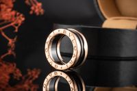 BVLGARI Bulgari B.zero1 2-Band Ring Schwarze Keramik Rosegold Nordrhein-Westfalen - Wegberg Vorschau