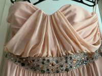 Schulterfreies Abendkleid apricot/rosé Berlin - Niederschönhausen Vorschau