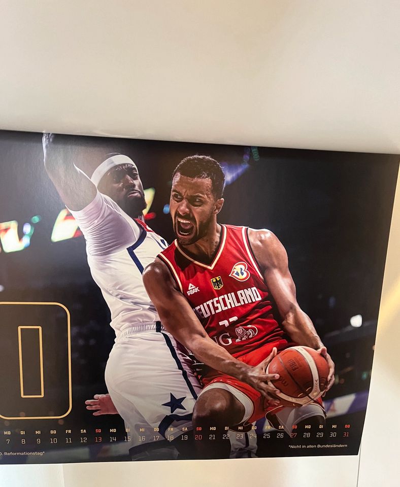 Weltmeister Deutschland Basketball Kalender 2024 in Offenbach