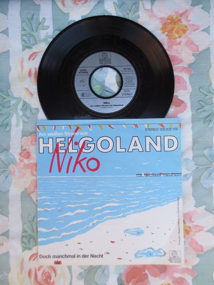 Vinyl-Single:  Niko – Am weissen Strand von Helgoland in Troisdorf