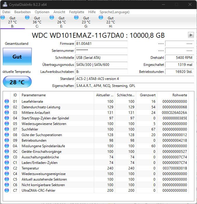 Festplatte | HDD | 10 TB | Western Digital in Duisburg