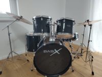 Basix Schlagzeug mit Paiste 201 Bronze Becken und Hocker Sachsen - Bad Lausick Vorschau