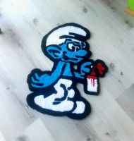 Schlumpf Teppich / Grafitti / Wohnzimmer / Schlafzimmer / Kinder Sachsen - Pirna Vorschau