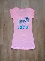 H&M Sommer Shirt T-Shirt Longshirt Gr. 34 XS neon pink Top Hamburg-Nord - Hamburg Langenhorn Vorschau