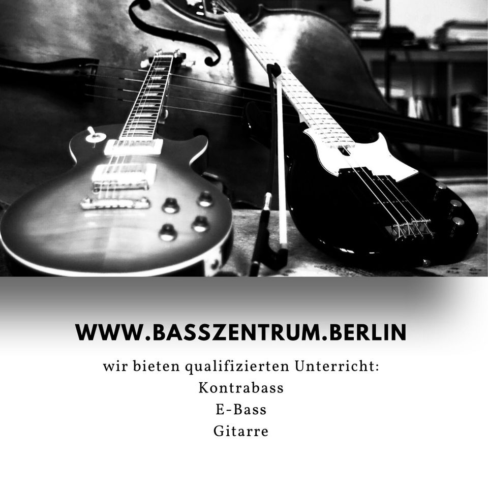 Kontrabass- und E-Bass Unterricht in Berlin