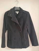 Jacke Mantel Trenchcoat Kurzmantel Filzmantel Grau Anthrazit S 36 Sachsen-Anhalt - Zeitz Vorschau