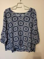 Street One Shirt Gr. 42 Muster blau weiss Damen Köln - Nippes Vorschau