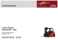 Ersatzteilkatalog-Linde Stapler PDF Datei Bielefeld - Brackwede Vorschau