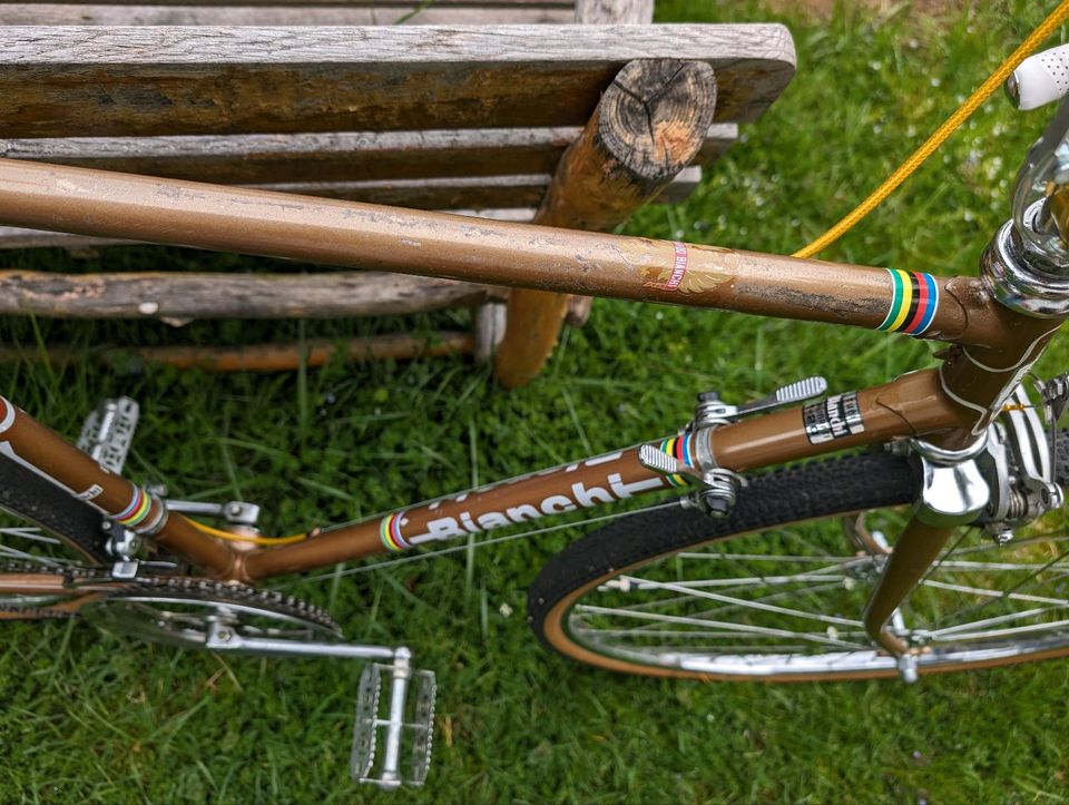 Bianchi Oldtimer Rennrad Cyclocross Gravel eroica in Nürnberg (Mittelfr)