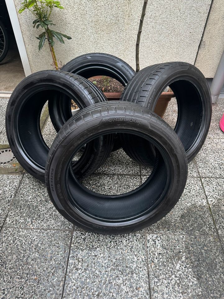 4x Hankook Ventus S1 evo3 245/45 R 18 100Y DOT 5221 Sommerreifen in Duisburg