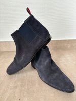 Wie NEU: HUGO Boss Chelsea Boots Stiefeletten Gr. 42 dunkelblau Niedersachsen - Wildeshausen Vorschau