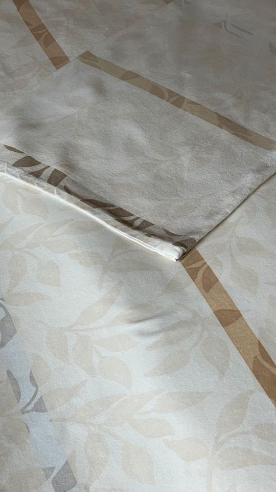 sehr schöne beige Flanell-Bettwäsche ( 2 Sets) 4-Teilig 130x200cm in Schorndorf