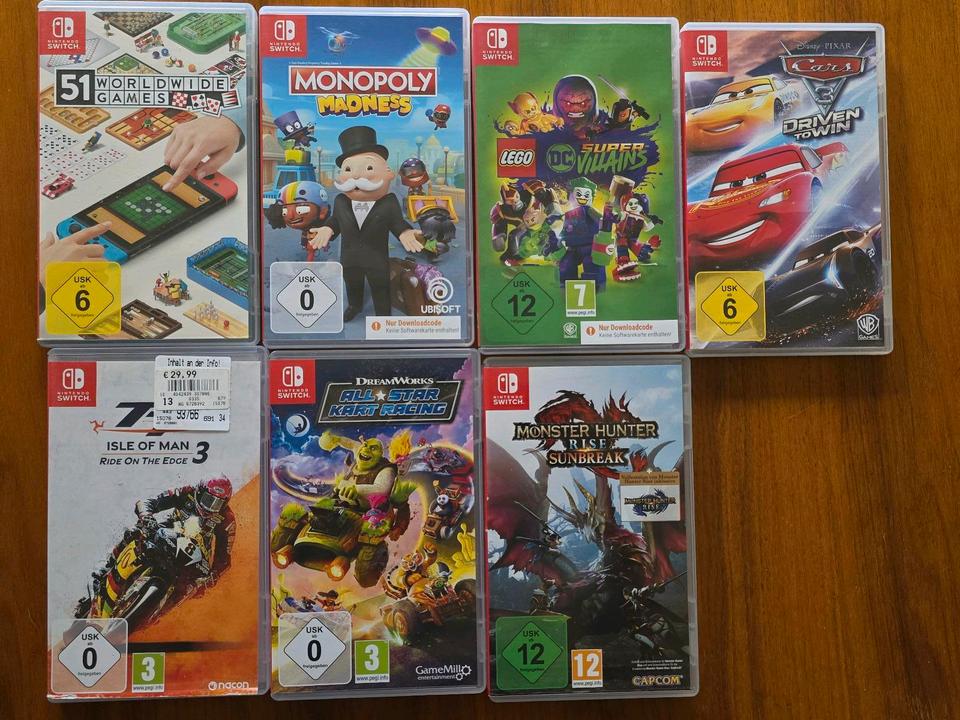 Nintendo Switch Isle of Men Monster Hunter Lets Sing Monopoly Paw in Frose