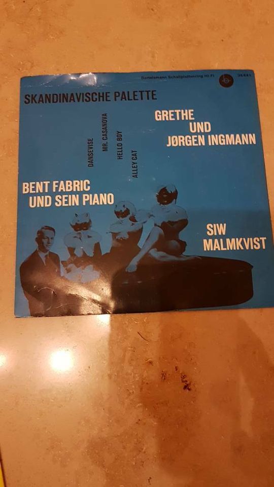 3x Skandinavische Palette Schallplatte Vinyl Malmkvist Ingmann ua in Fünfstetten