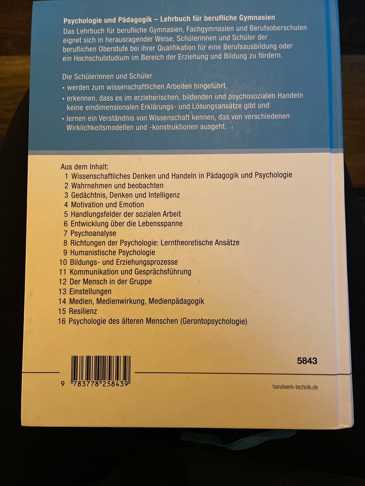 Lehrbuch Psychologie und Pädagogik in Garbsen