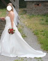 Brautkleid Hochzeitskleid ivory trägerlos Gr. 44 Bayern - Prackenbach Vorschau
