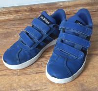 Adidas VL Court Turnschuhe Gr.30 blau schwarz gebraucht Sachsen-Anhalt - Oschersleben (Bode) Vorschau