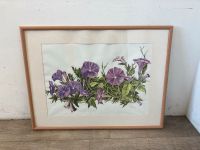 #A Gemälde Bild Blumen lila Windeblumen Trichterwinde Botanisch Sachsen - Burgstädt Vorschau