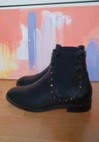 Stiefeletten Chelsea Boots Gr. 39 Leder mit Nieten (Echtleder) St Pankow - Prenzlauer Berg Vorschau