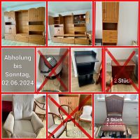 Morgen noch 02.06. Möbel zu verschenken Stuhl Schrankwand Sessel Sachsen-Anhalt - Wolmirstedt Vorschau