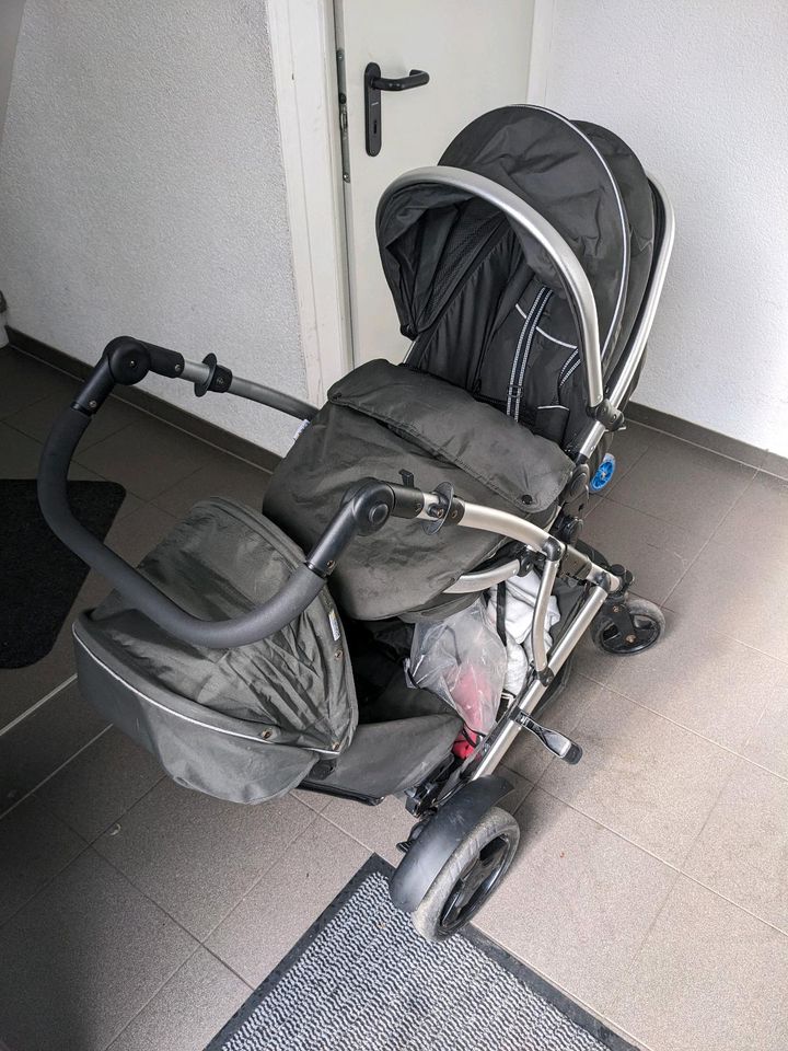 Kinderwagen Geschwisterwagen Buggy Duett 2 Hauck in Ennepetal