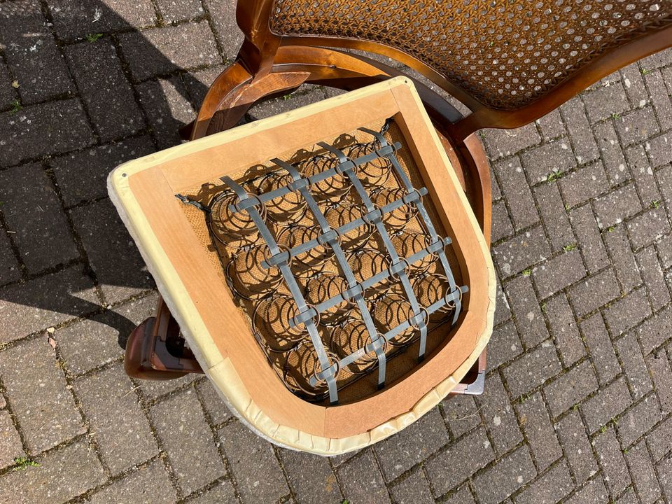 4 x Chippendale Stuhl ~ Wiener geflecht in Bad Kreuznach