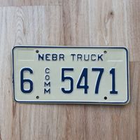 Nebraska USA US Kennzeichen Nummernschild license plate Schild Bayern - Großmehring Vorschau