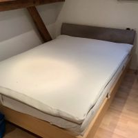 Bett, Jugendbett 140 x 200 mit Kopfteil grau/taupe Nordrhein-Westfalen - Rietberg Vorschau